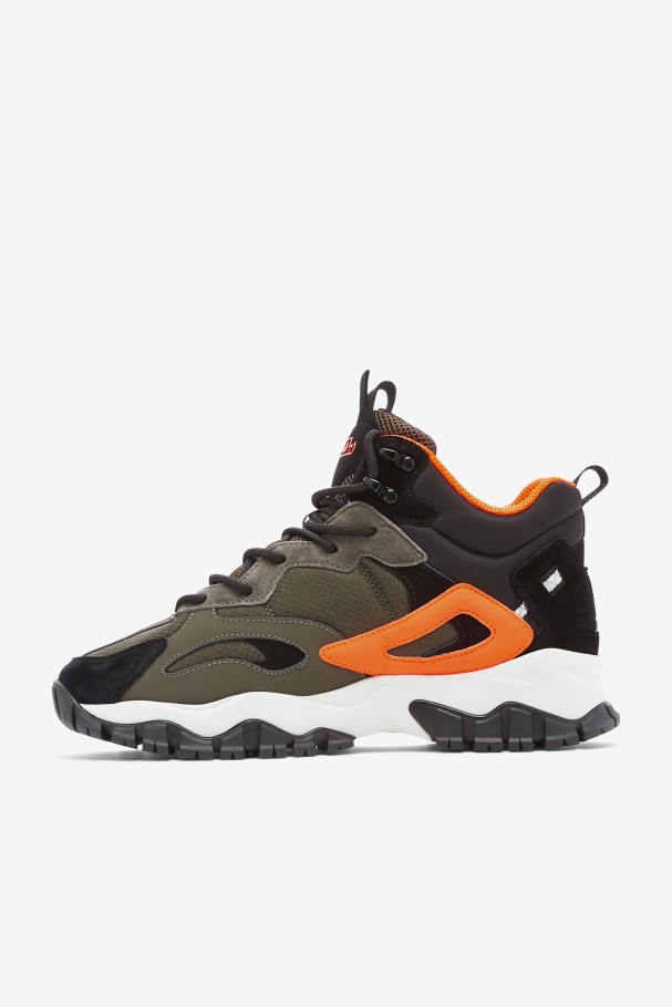 Tarmac/Black/Orange Men\'s Ray Tracer TR 2 Mid Fila UK