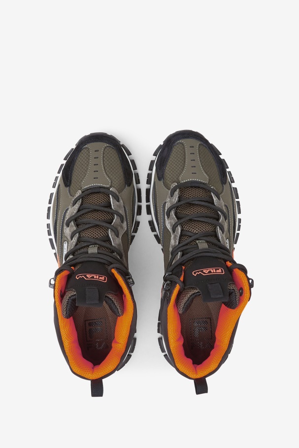 Tarmac/Black/Orange Men\'s Ray Tracer TR 2 Mid Fila UK