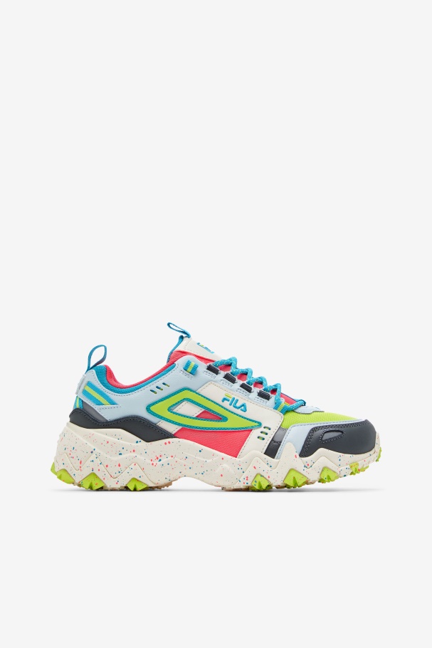 Women's Oakmont TR Fila UK Diva Pink/Silver/Lime Punch