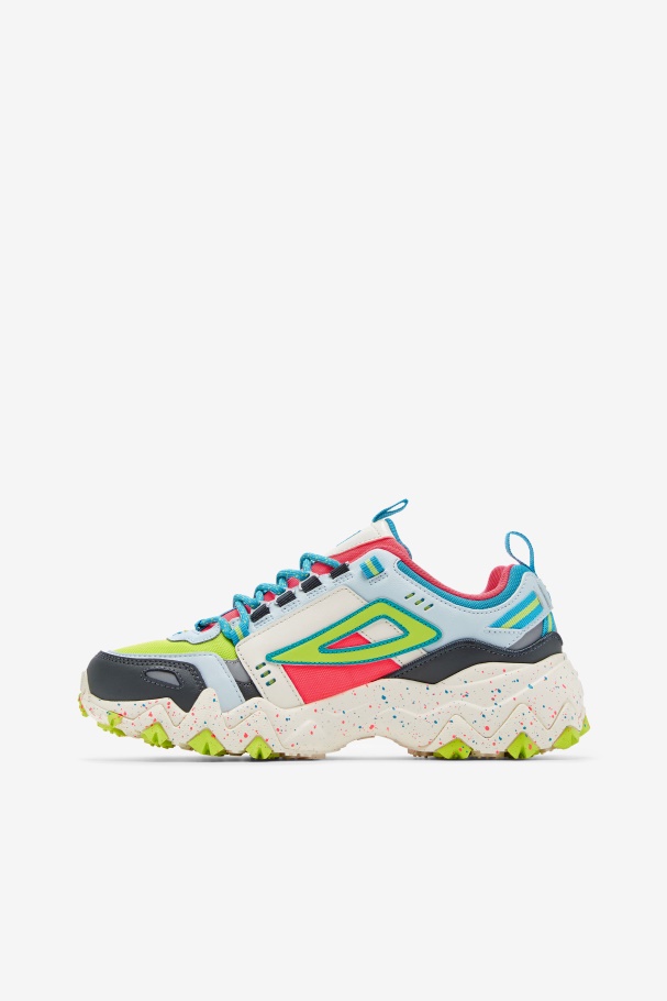 Women\'s Oakmont TR Fila UK Diva Pink/Silver/Lime Punch