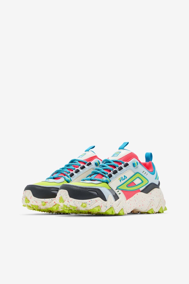 Women\'s Oakmont TR Fila UK Diva Pink/Silver/Lime Punch