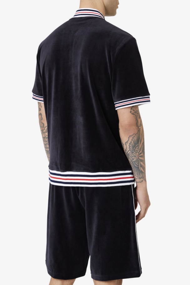 Estudio Velour Jacket Black/White Fila UK