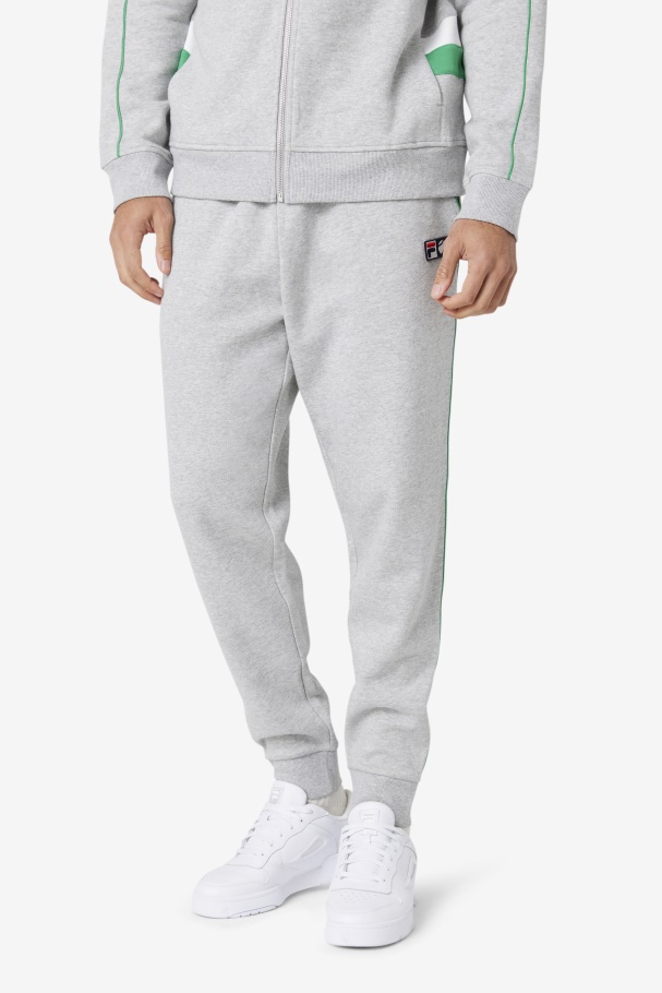 Fila UK Light Grey/Jelly Bean/White Townes Jogger