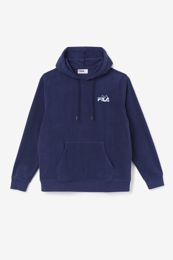 Dinn Hoodie Navy/White/Deep Lake Fila UK