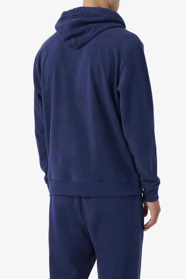 Dinn Hoodie Navy/White/Deep Lake Fila UK