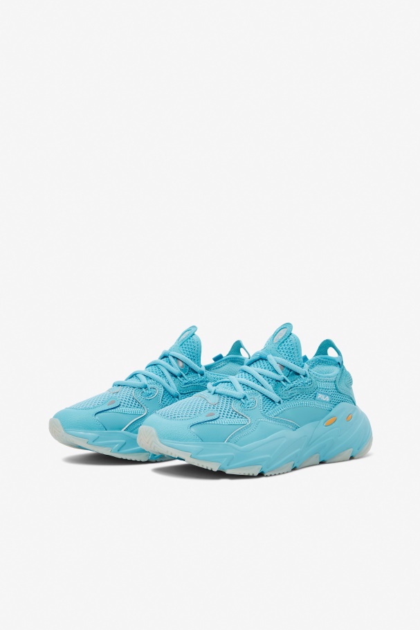 Angel Blue/Apricot Wash/Silver Fila UK Women\'s Ray Tracer Evo 2