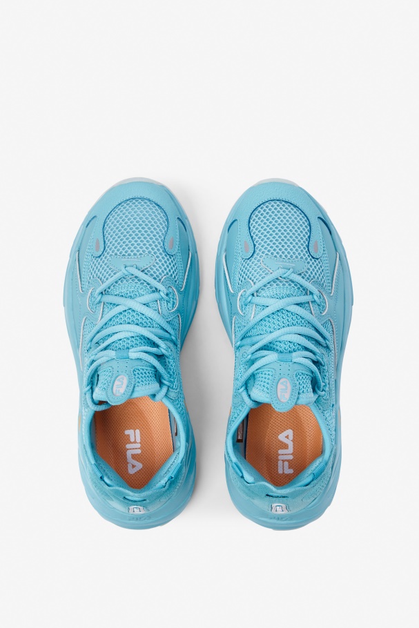Angel Blue/Apricot Wash/Silver Fila UK Women\'s Ray Tracer Evo 2
