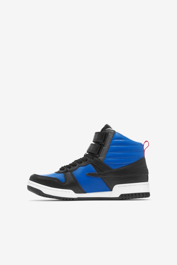 Black/Blue/Red Little Kids\' F-14 Fila UK