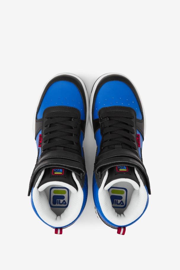 Black/Blue/Red Little Kids\' F-14 Fila UK