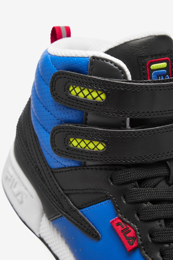 Black/Blue/Red Little Kids\' F-14 Fila UK