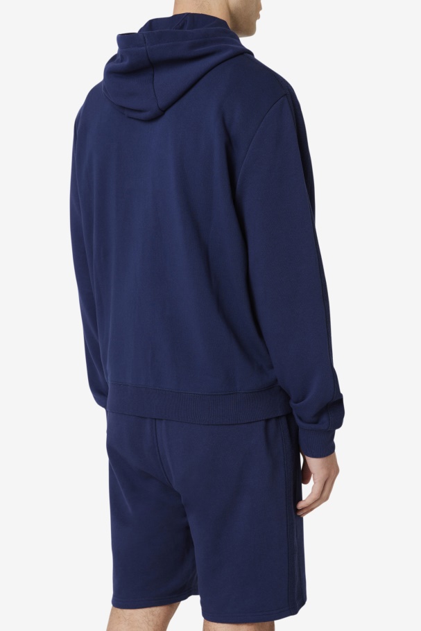 Navy Joey Full Zip Hoodie Fila UK