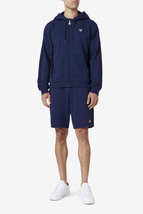 Navy Joey Full Zip Hoodie Fila UK
