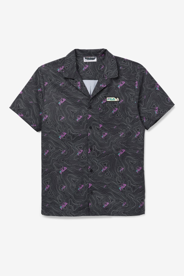 topo caban shirt Fila UK Black