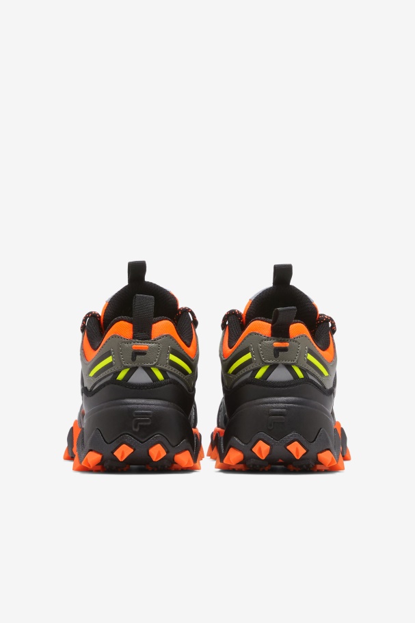 Orange/Tarmac/Black Fila UK Big Kids\' Oakmont TR