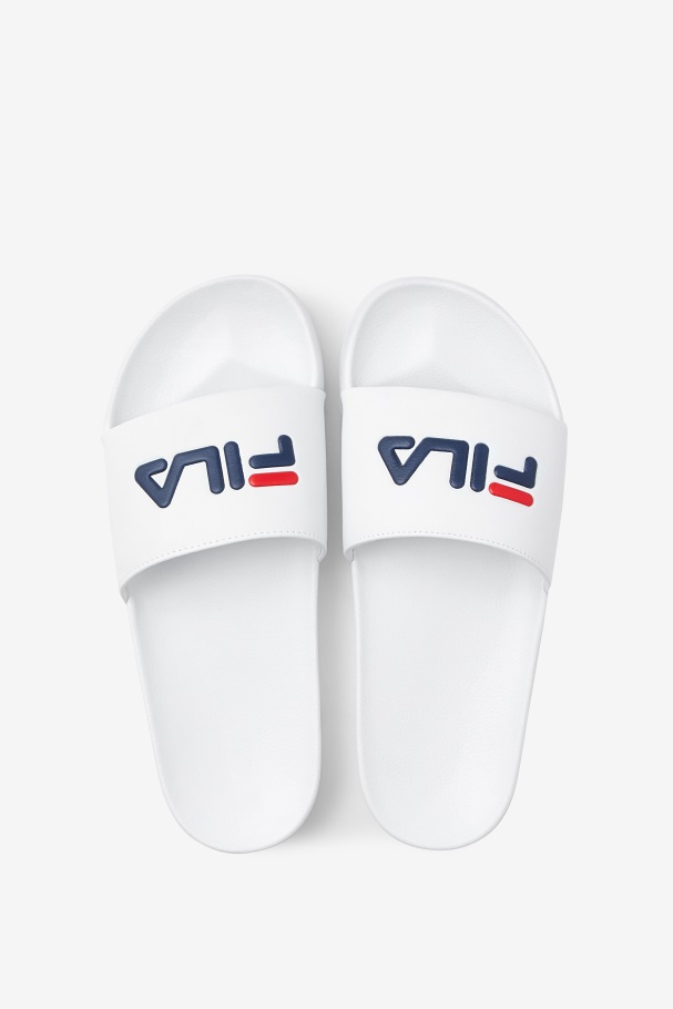 Men\'s drifter White/Navy/Red Fila UK