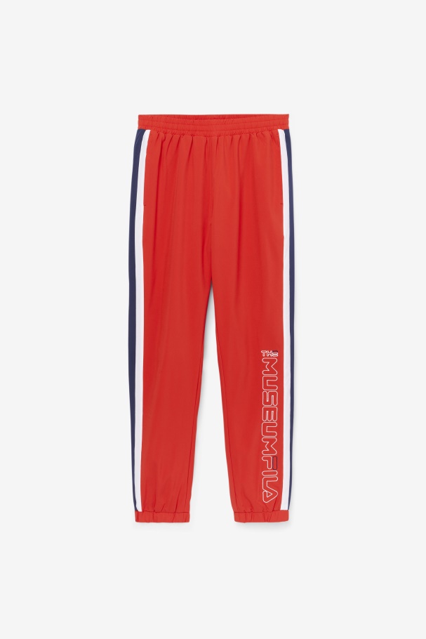 Fila UK X The Museum Track Pant Fila UK Red/Peacoat/White