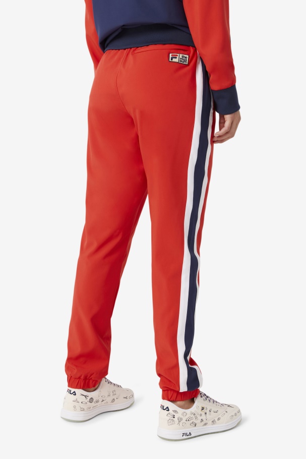 Fila UK X The Museum Track Pant Fila UK Red/Peacoat/White
