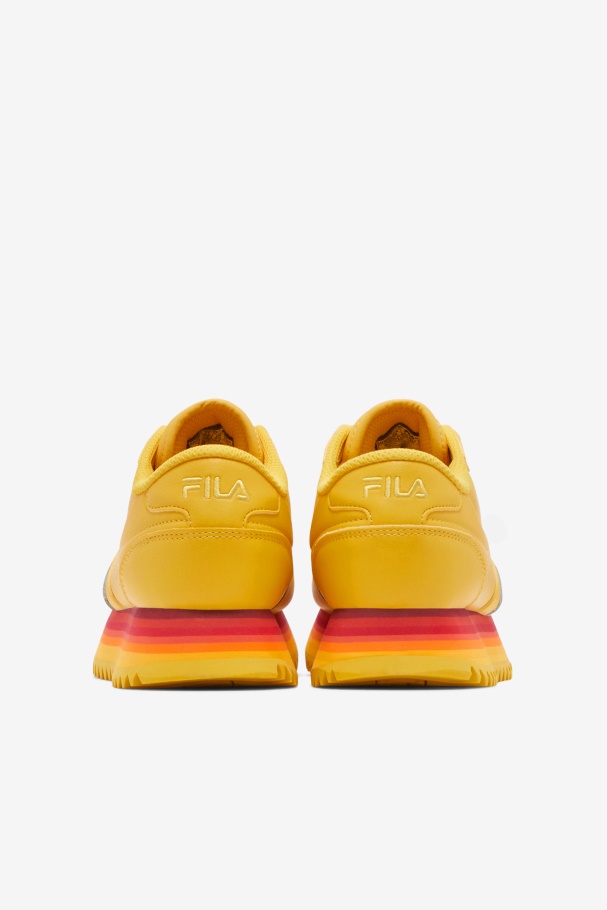 Fila UK Lemon/Rhubarb Women\'s Orbit Stripe