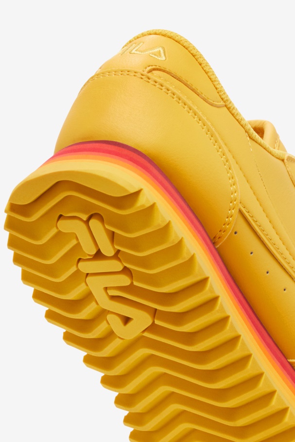 Fila UK Lemon/Rhubarb Women\'s Orbit Stripe