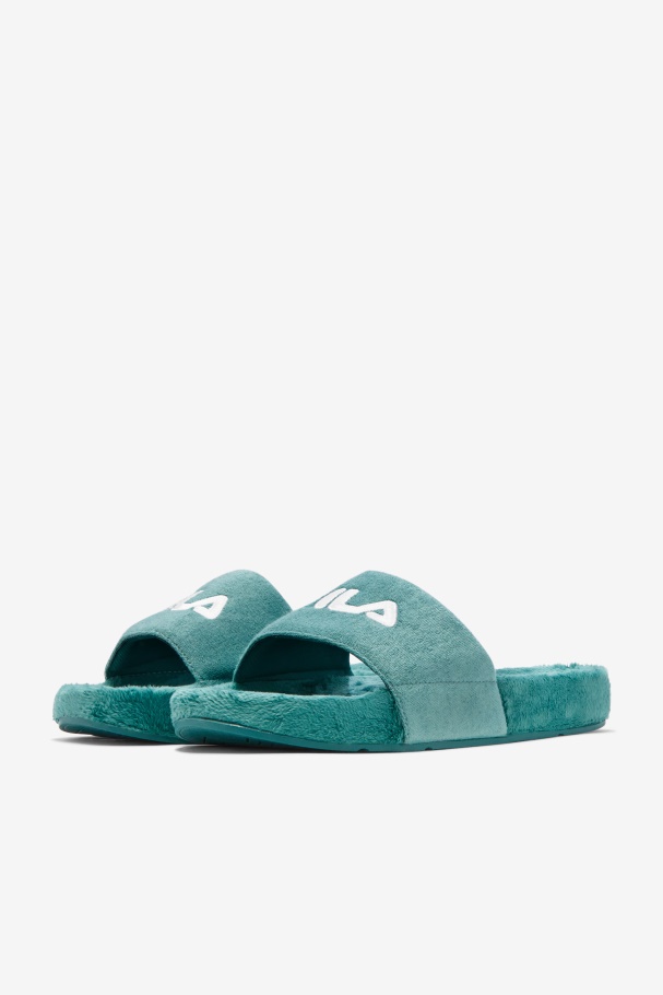 Terry Drifter Slide Bayou/Purple/White Fila UK