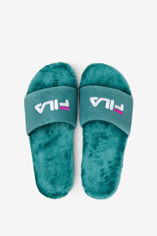 Terry Drifter Slide Bayou/Purple/White Fila UK