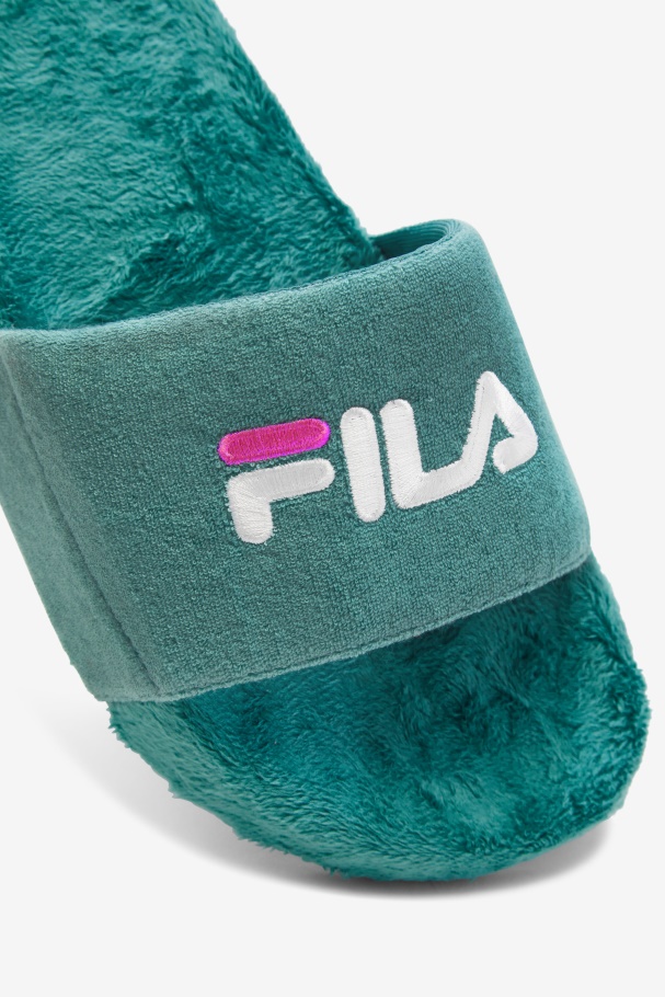 Terry Drifter Slide Bayou/Purple/White Fila UK