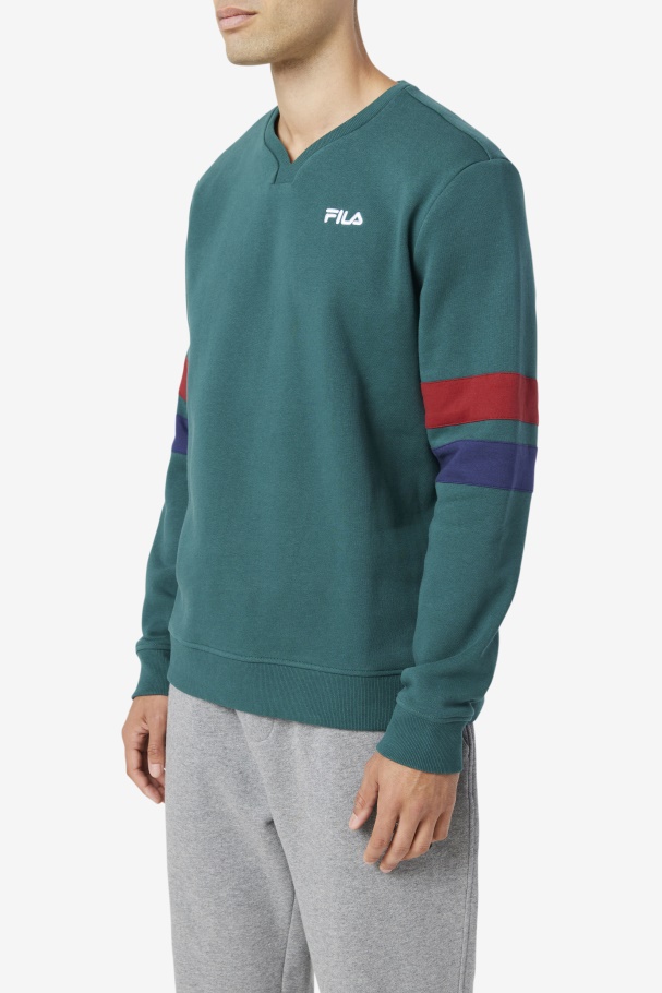 Faneel Crew June Bug/Rhubarb/Peacoat Fila UK