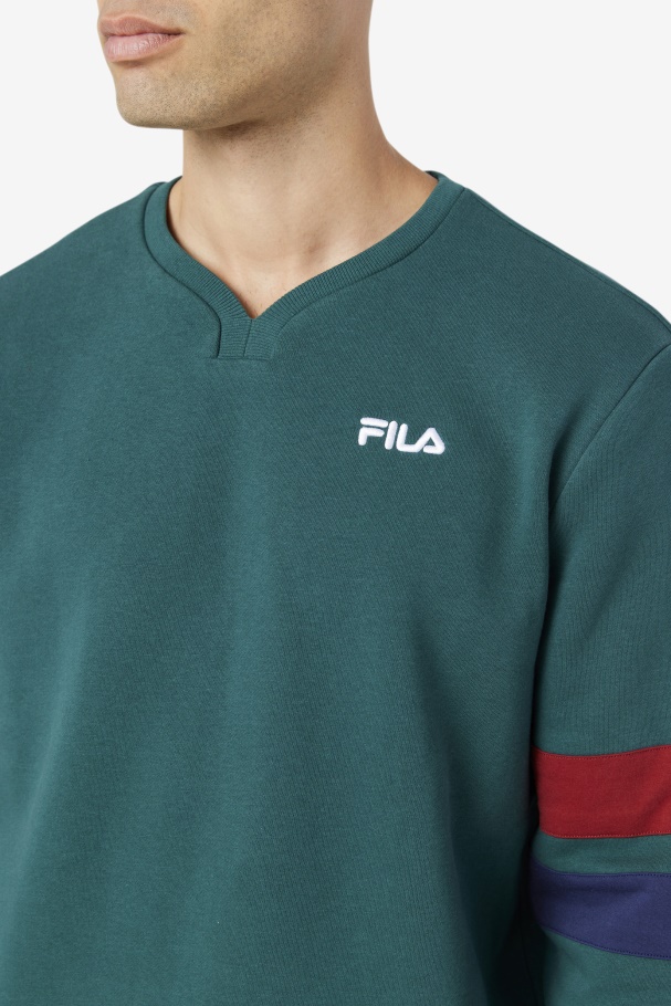 Faneel Crew June Bug/Rhubarb/Peacoat Fila UK