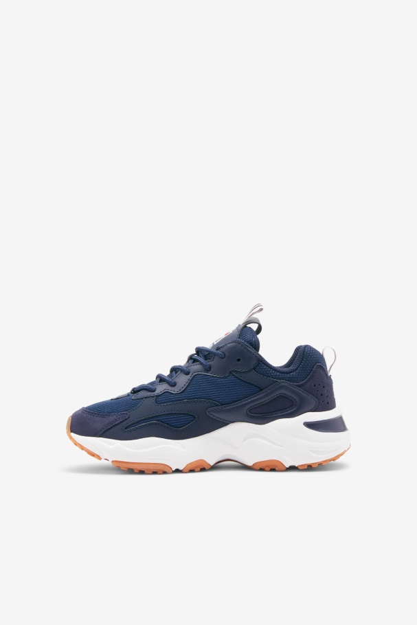 big kids\' ray tracer Navy/White/Red Fila UK