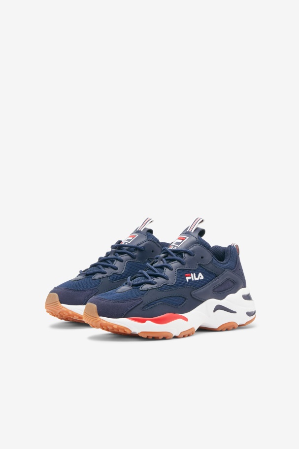 big kids\' ray tracer Navy/White/Red Fila UK