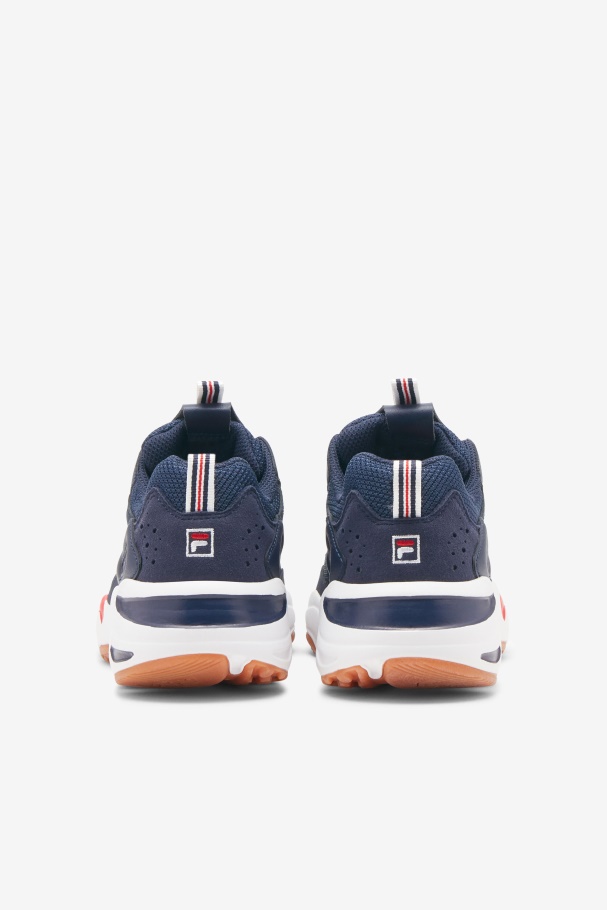 big kids\' ray tracer Navy/White/Red Fila UK