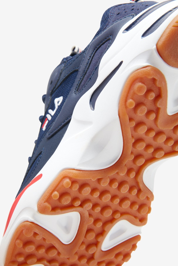 big kids\' ray tracer Navy/White/Red Fila UK