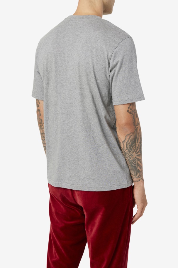 Fila UK borough tee Heather/Navy/Red