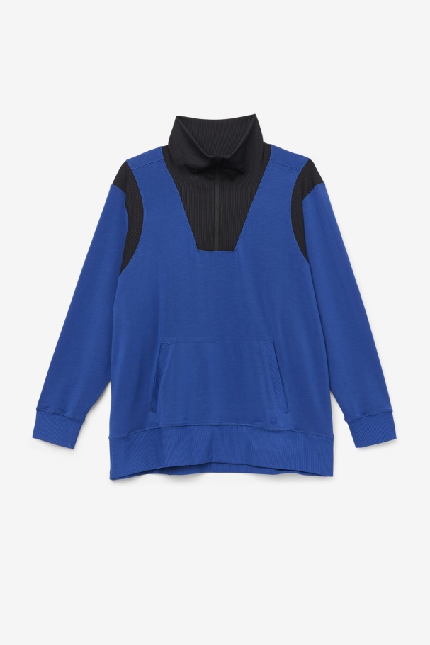 Fi-Lux Half Zip Fila UK Navy Peony/Black