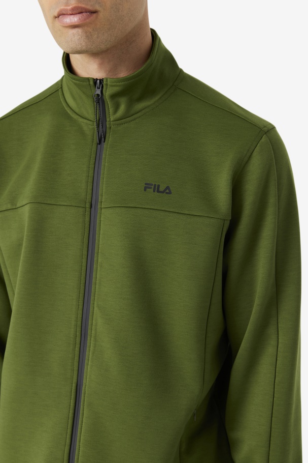 Chive/Black Gonal Zip Jacket Fila UK