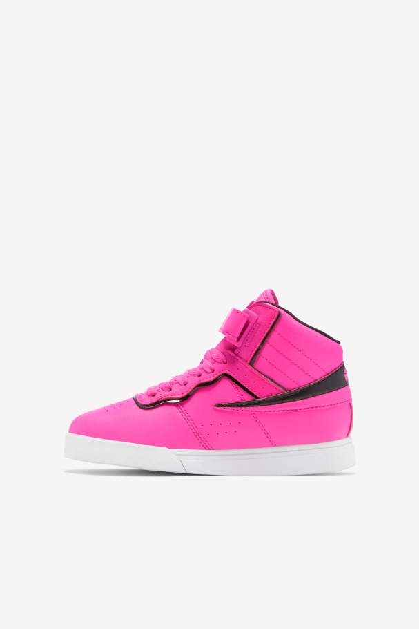 Kids\' Vulc 13 Top Block Fila UK Pink/White/Black