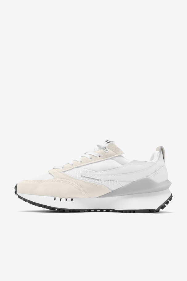 Men\'s Renno N-Generation Patched Fila UK White/Glacier Gray