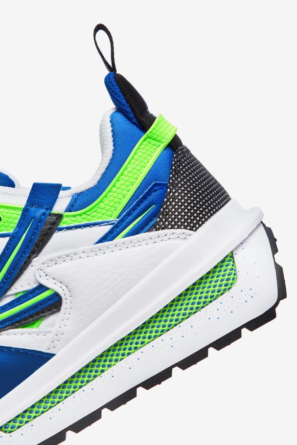 Fila UK Big Kids\' Sandenal White/Blue/Green
