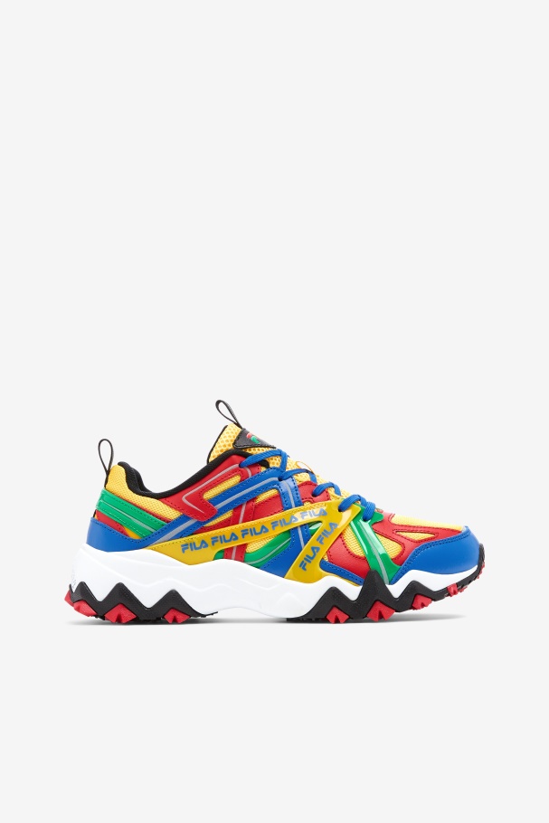 Fila UK Lemon/Red/Imperial Blue Women's Electromont