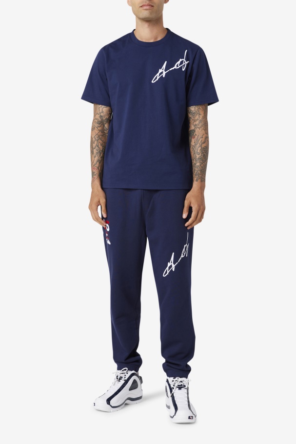 Grant Hill Orson Pant Fila UK Navy