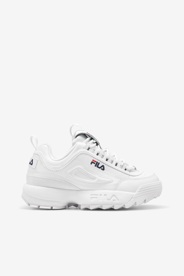 Fila UK Men's Disruptor 2 White/Navy/Red