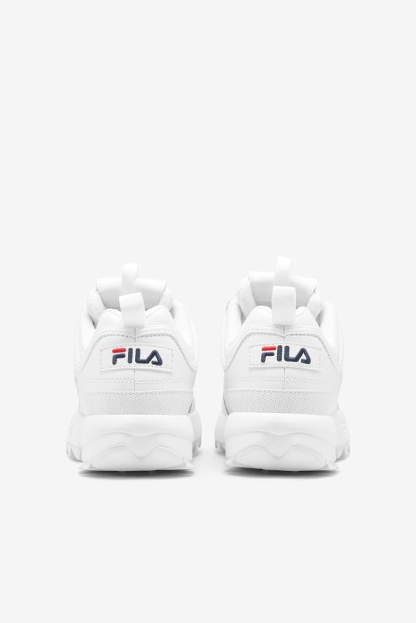Fila UK Men\'s Disruptor 2 White/Navy/Red