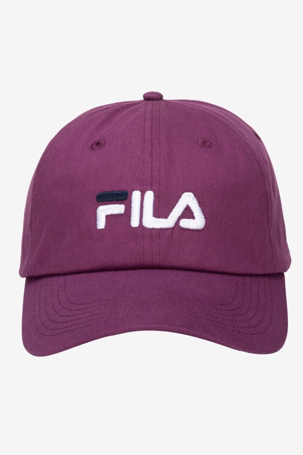 Embroidered Logo Baseball Hat Clover Fila UK