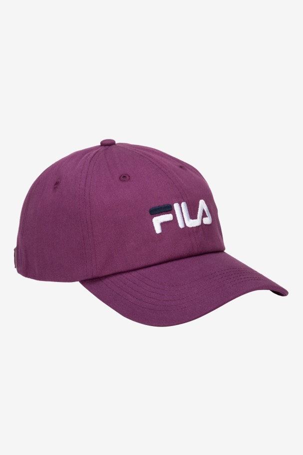 Embroidered Logo Baseball Hat Clover Fila UK