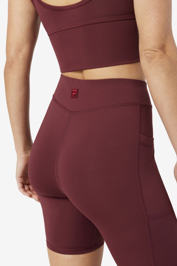 Fila UK Tawny Port Tiana Bike Short