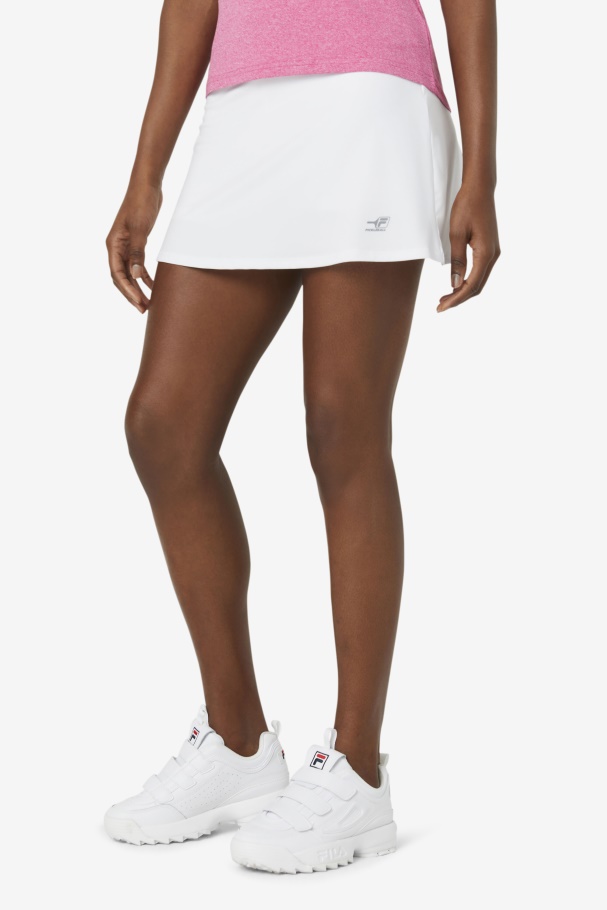 Fila UK White Pickleball Flounce Skort