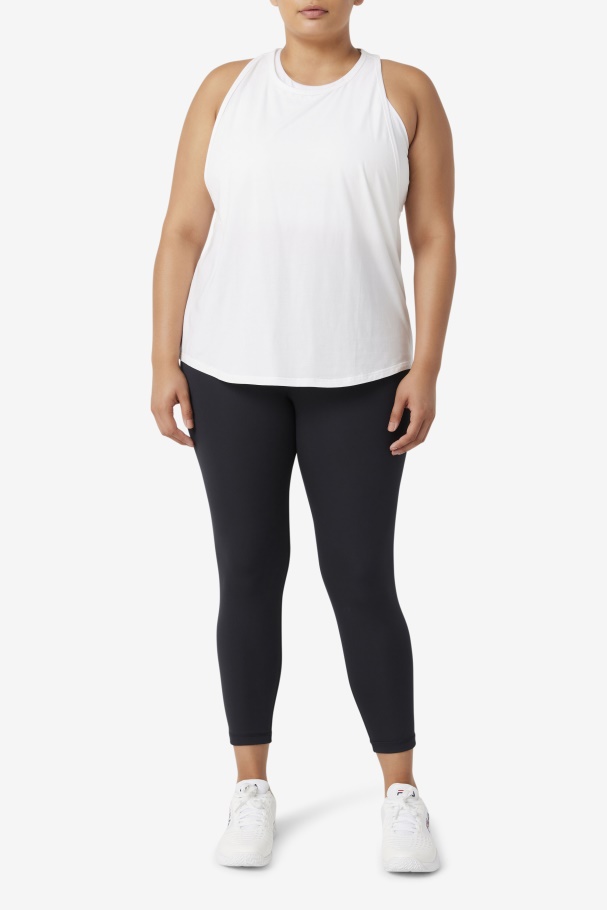 Fi-Lux Long Tank Top White Fila UK