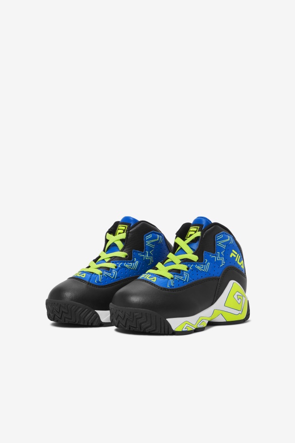 Fila UK Blue/Black/Lime Punch Toddler\'s MB