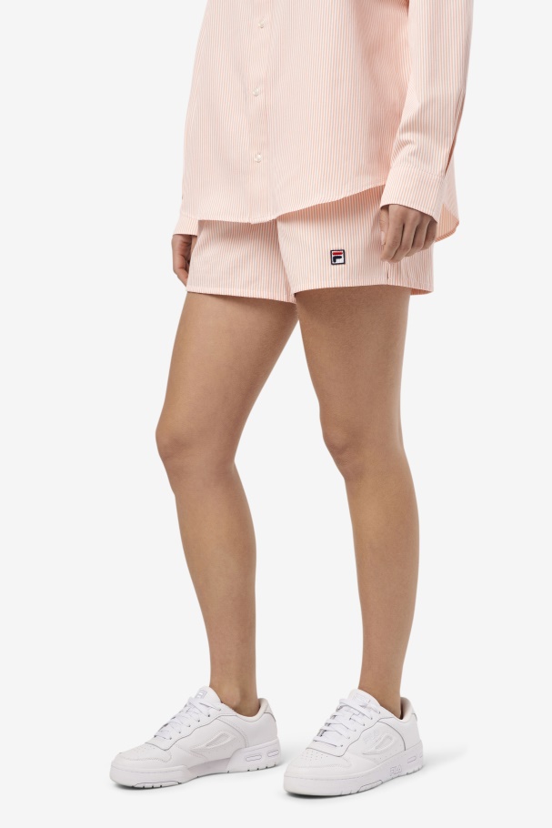 Ariella Short Fila UK Coral Almond/White
