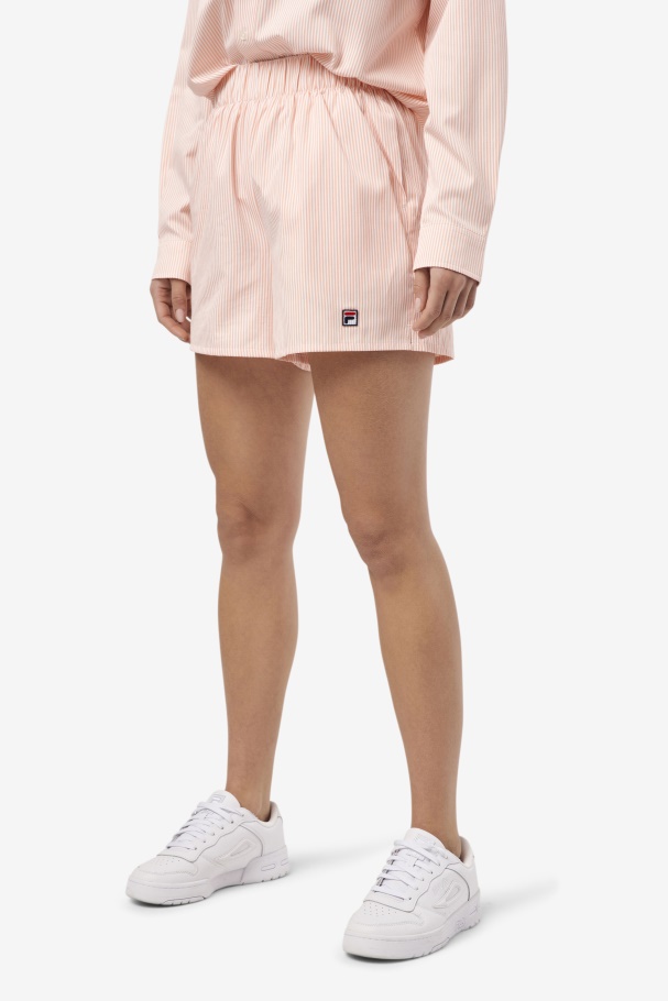 Ariella Short Fila UK Coral Almond/White